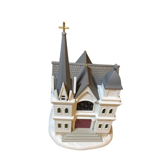 2002 Hallmark Ornament COUNTRY CHURCH Candlelight Services #5 - Picture 3 of 9